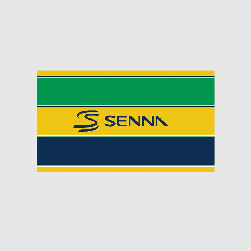 Drapeau Ayrton Senna, jaune