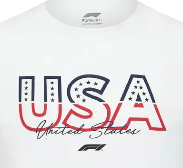 T-shirt F1 Fanwear Austin GP SE, blanc, 2022