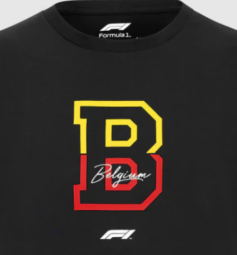 F1 Fanwear Spa GP SE, T-shirt, noir, 2022