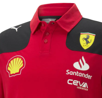 Polo del equipo Ferrari Rosso Corsa