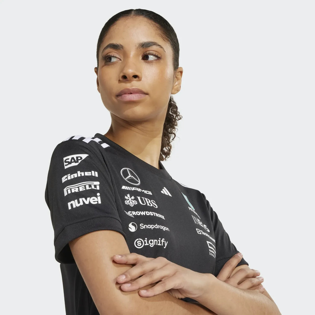 Mercedes T-shirt Pilote manches courtes - Femme 🔥