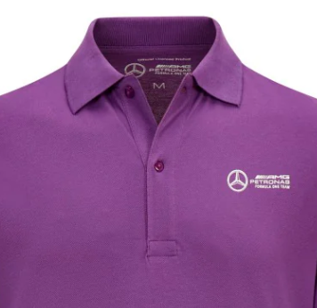 Polo Lewis Hamilton Mercedes Hommes, violet