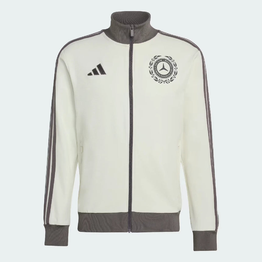 Mercedes, sweat-shirt, icône Silver Arrows, adidas, blanc