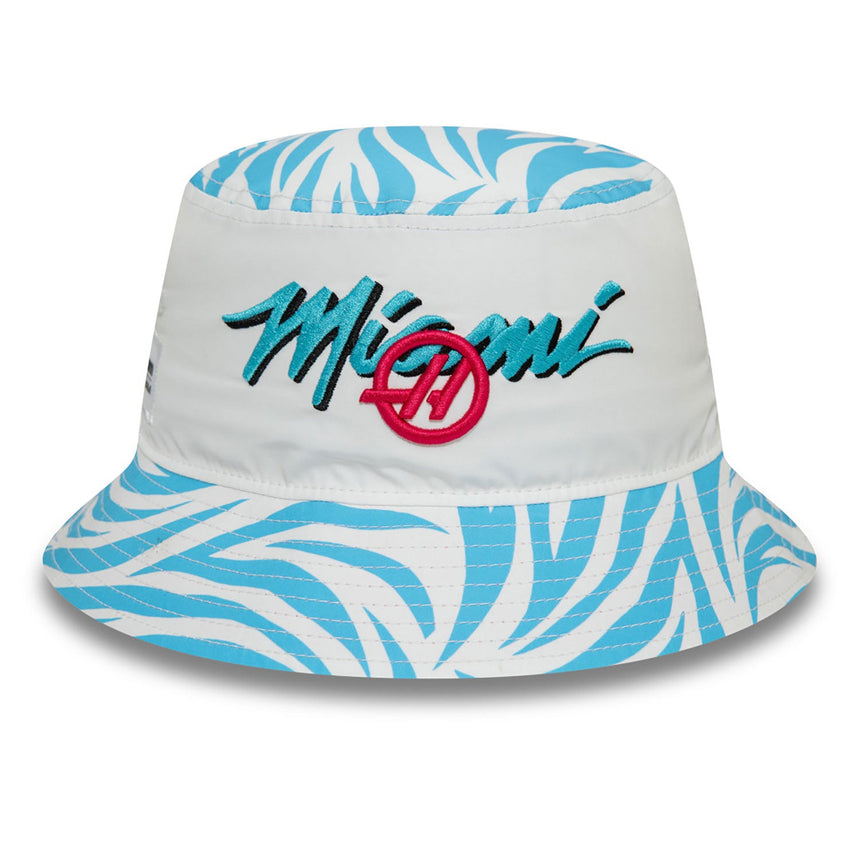Gorra Haas, New Era, Miami, Adulto, Blanca, 2024