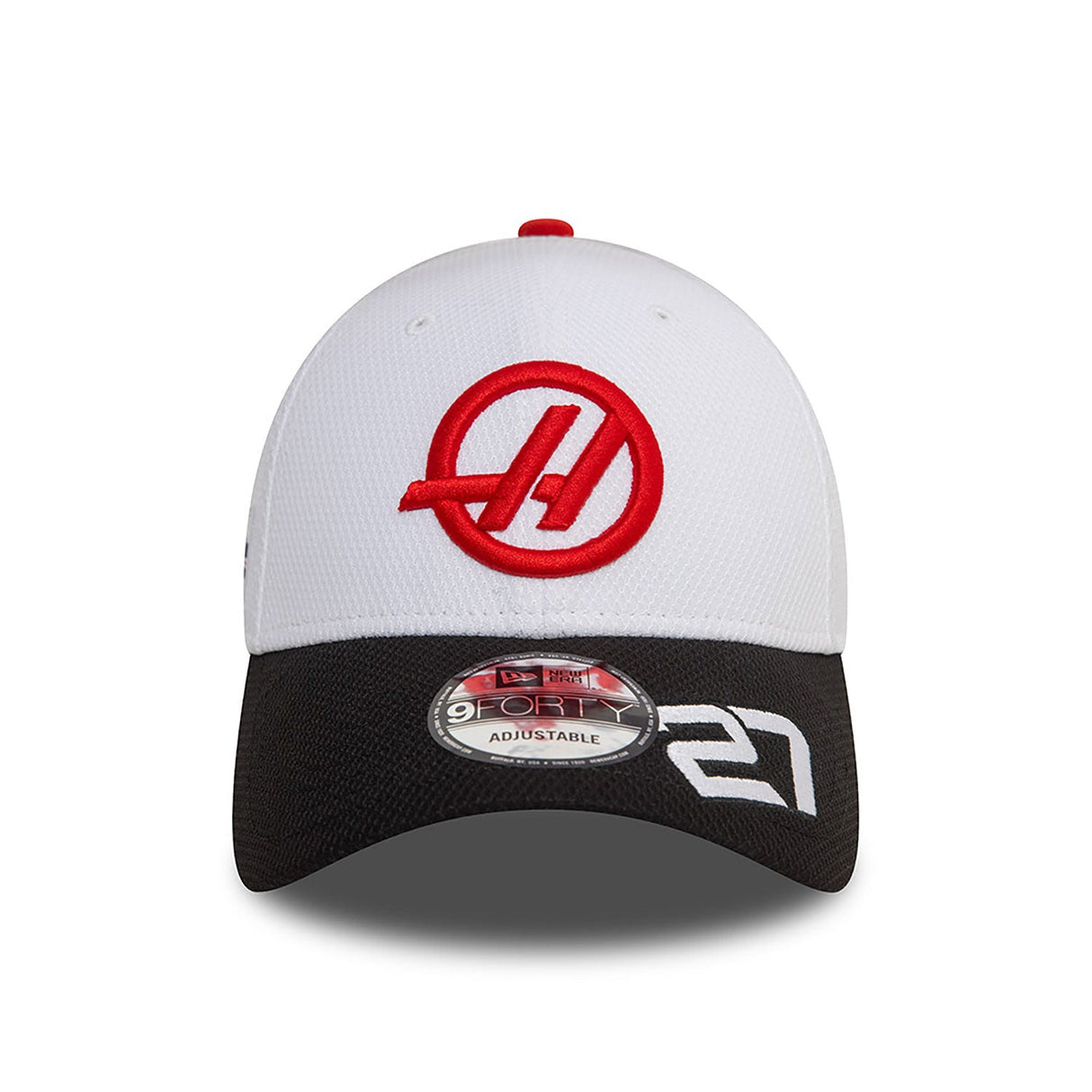 Haas Cap, New Era, 9FORTY, Nico Hülkemberg, Adult, White, 2024