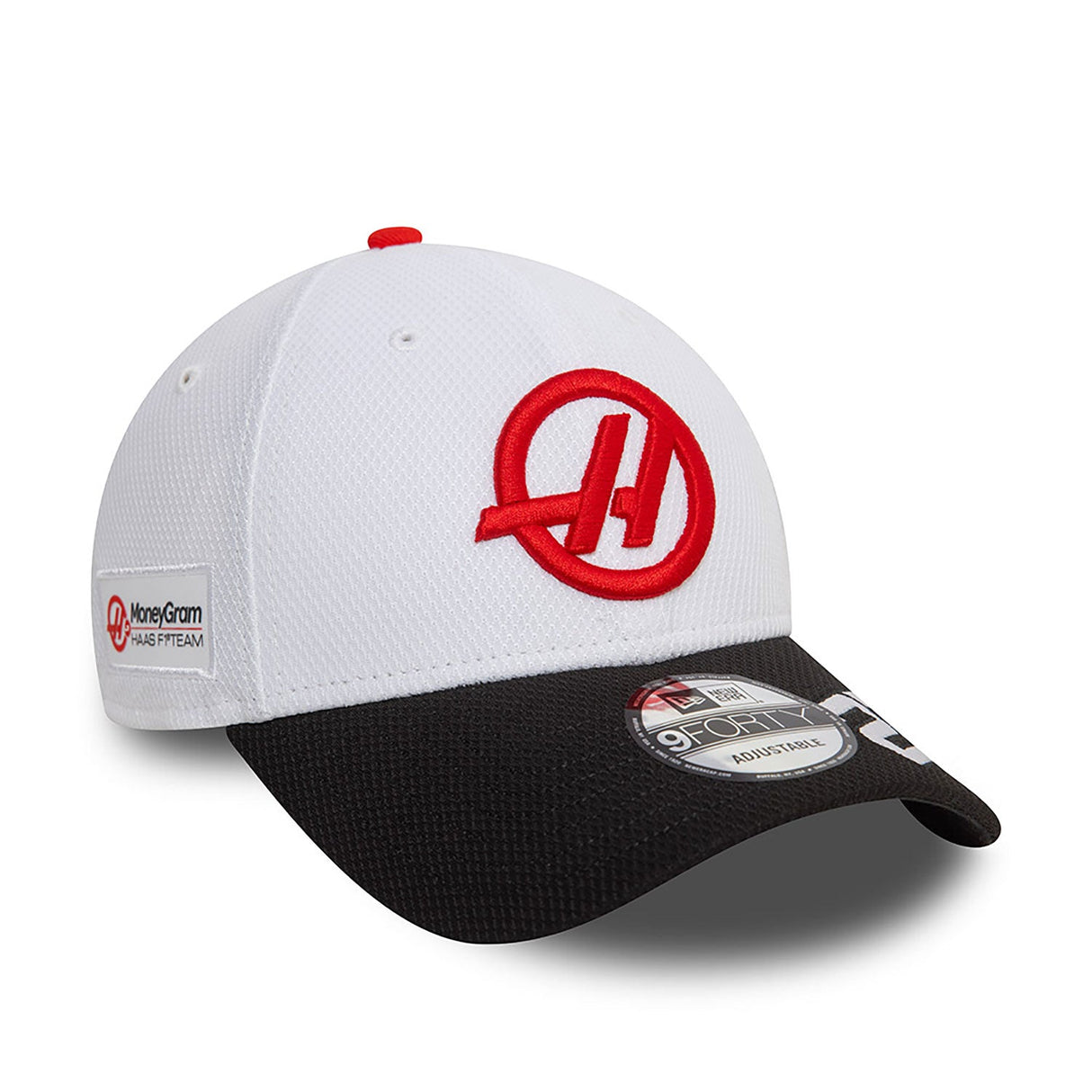 Haas Cap, New Era, 9FORTY, Nico Hülkemberg, Adult, White, 2024