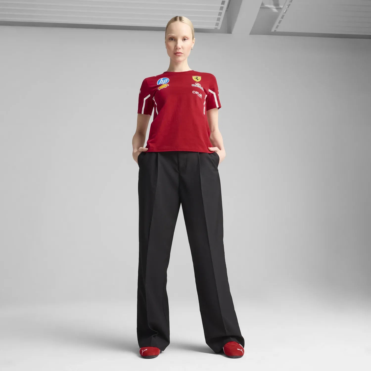 Scuderia Ferrari Team T-shirt col rond Femme 🔥