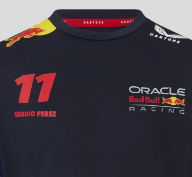 Camiseta del piloto de Red Bull Sergio Pérez