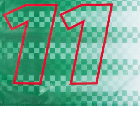 Red Bull Flag, Sergio Perez, 90x60 cm, orange, 2021