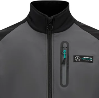 Softshell Mercedes pour hommes, noir