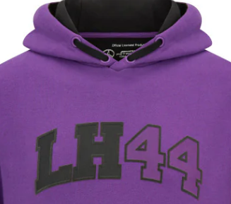 Sudadera con capucha de Mercedes Lewis Hamilton, morada