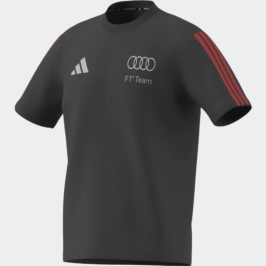 T-shirt Audi, ADN, petit logo, adidas, gris