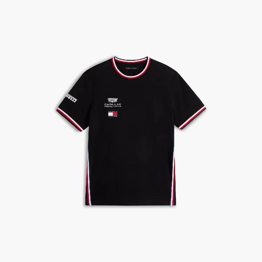 T-shirt Cadillac F1, équipe, Tommy Hilfiger, noir, 2026