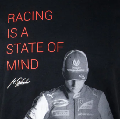 Camiseta de Mick Schumacher, Claim, negra, 2020