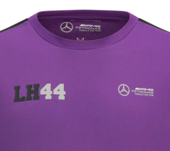 Mercedes Lewis Hamilton sports t-shirt, purple