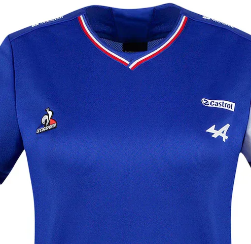 Camiseta de mujer Alpine, equipo Fernando Alonso 14, azul, 2021