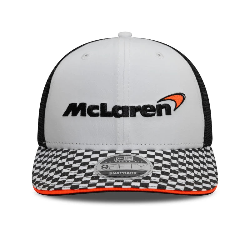 Gorra con visera a cuadros McLaren 9FIFTY 🔥