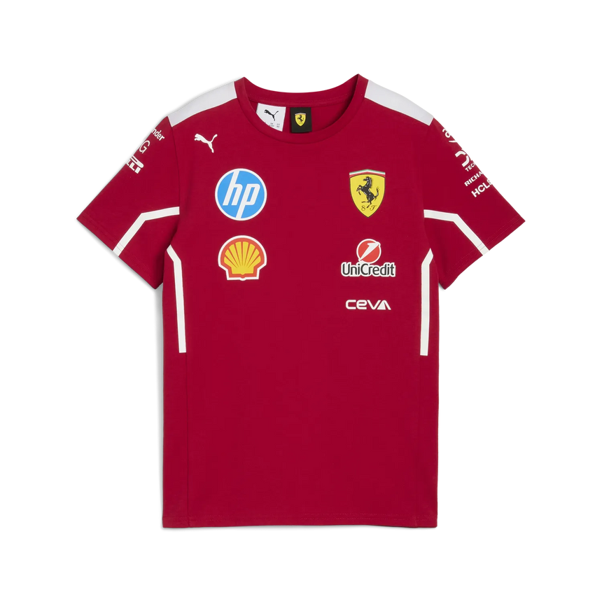 Scuderia Ferrari Team Children's round neck t-shirt 🔥