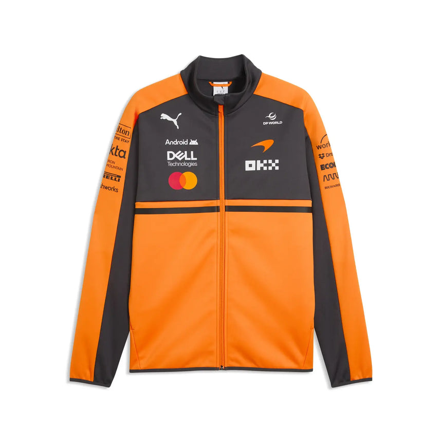 Veste McLaren, softshell, équipe, papaye, 2026