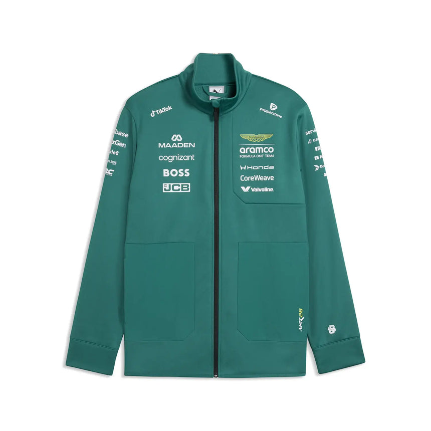 Veste softshell Aston Martin, équipe, Puma, verte, 2026