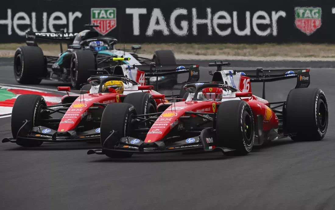 Ferrari teste sa monoplace sur le circuit Madring