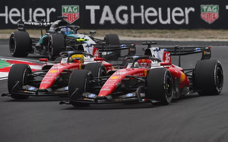 Ferrari teste sa monoplace sur le circuit Madring