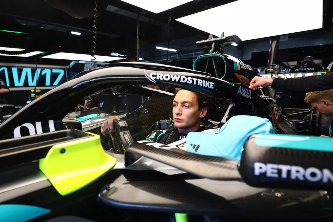 Russell domine les essais, Ferrari reste vigilante