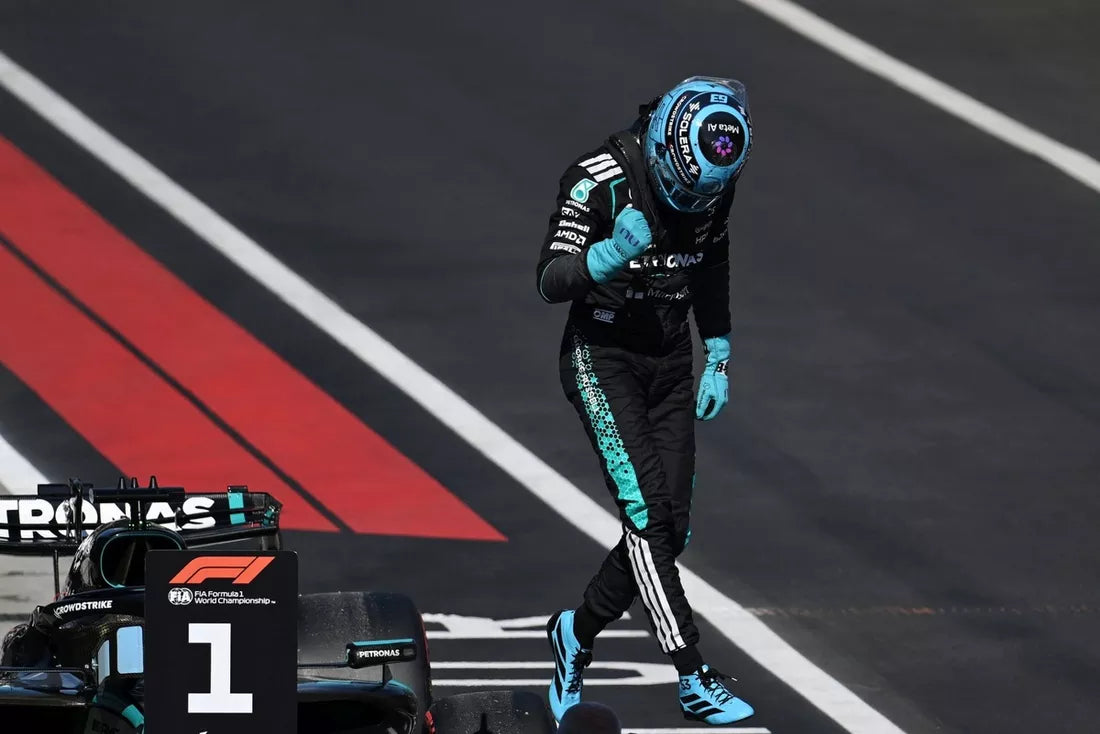 Russell s’impose à Bakou, Hadjar fait son retour