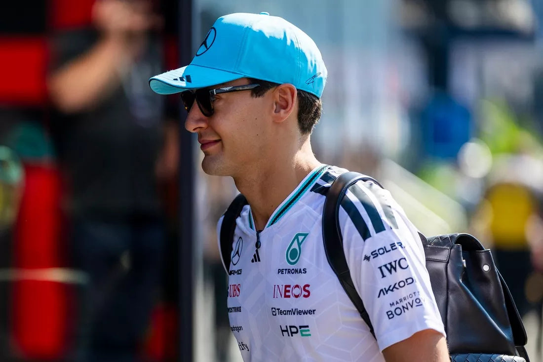 Russell célèbre sa pole à Bakou