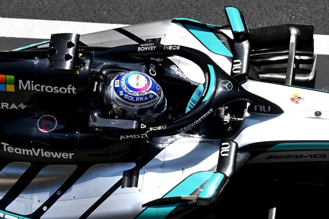Mercedes cherche ses limites en virage rapide