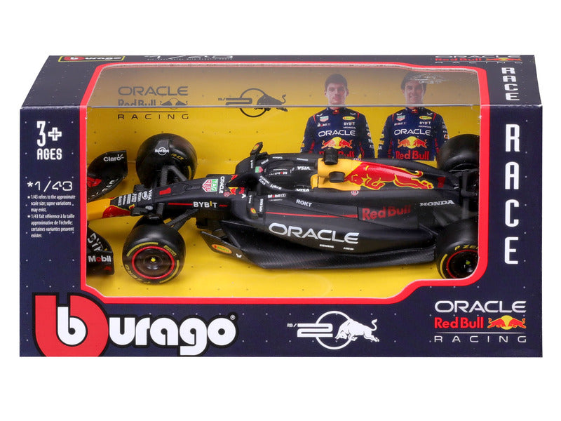 Voiture miniature Red Bull Racing, Max Verstappen, RB20, bburago, bleu 🔥