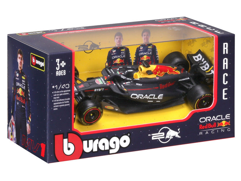 Voiture miniature Red Bull Racing, Max Verstappen, RB20, bburago, bleu 🔥