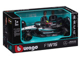 Modèle réduit Mercedes, Bburago, Lewis Hamilton, n°44, 1:43, F1W15