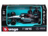 Mercedes modèle réduit, bburago, George Russell, #63, 1:43, F1W15