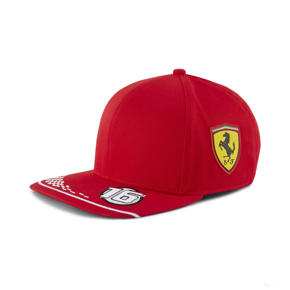 Casquette Flatbrim Charles Leclerc, Enfant, Rouge, 2020