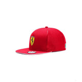 Casquette plate Ferrari pour enfants, Puma Charles Leclerc, Rouge, 2019