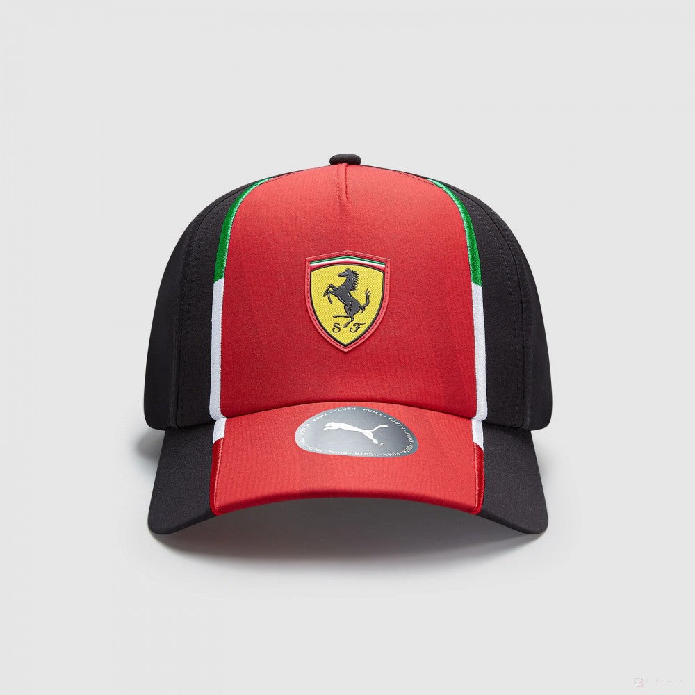 Casquette de baseball de l'équipe Ferrari, Rosso Corsa-PUMA noir, 2023