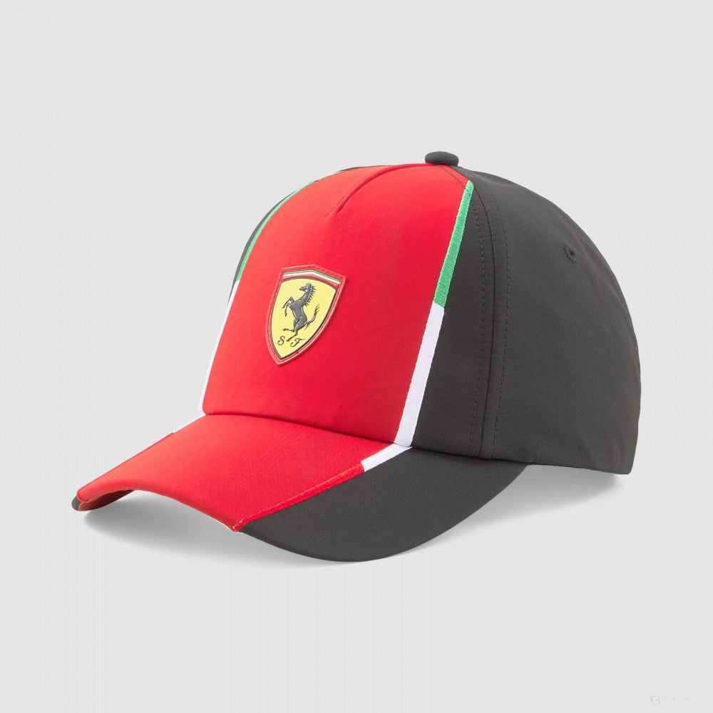 Casquette de baseball de l'équipe Ferrari, Jr Rosso Corsa-PUMA noir, 2023