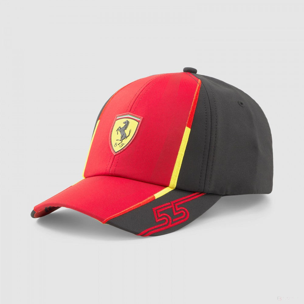 Casquette de baseball Ferrari Sainz, Jr. Rosso Corsa-PUMA Noir