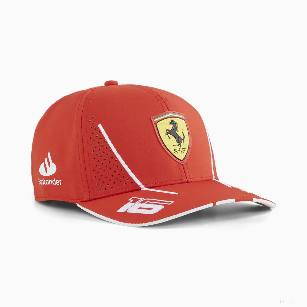 Ferrari casquette, Puma, Charles Leclerc, rouge
