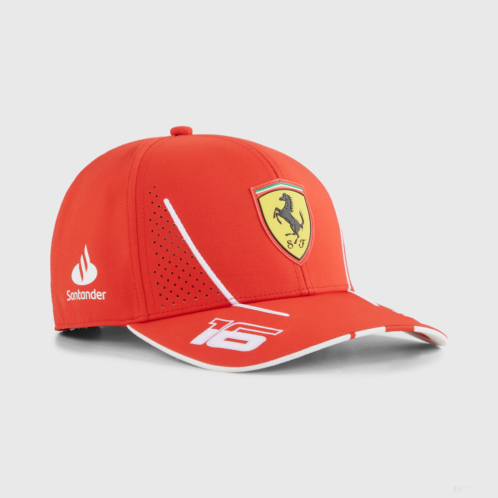 Ferrari casquette, Puma, Charles Leclerc, enfant, rouge