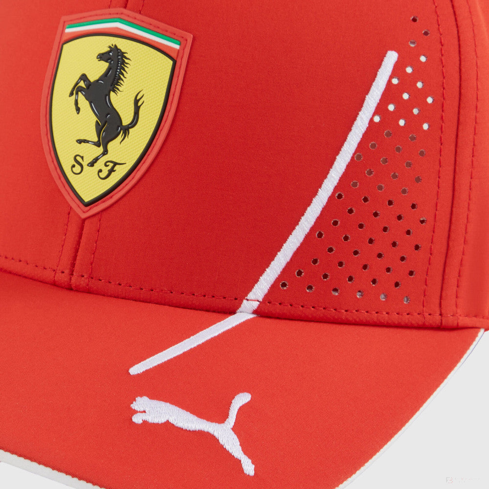 Ferrari casquette, Puma, Charles Leclerc, enfant, rouge