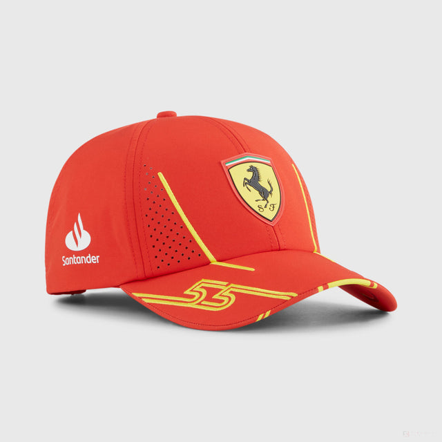Ferrari casquette, Puma, Carlos Sainz, Casquette de baseball, enfant, rouge - FansBRANDS®