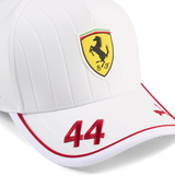 Casquette de baseball Ferrari Lewis Hamilton, blanche 🔥