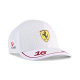 Ferrari, Charles Leclerc, Casquette de baseball, blanc