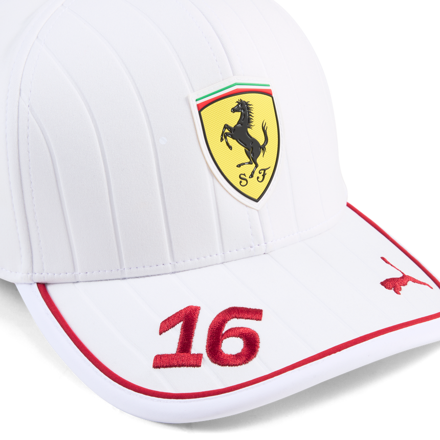 Ferrari, Charles Leclerc, Casquette de baseball, blanc