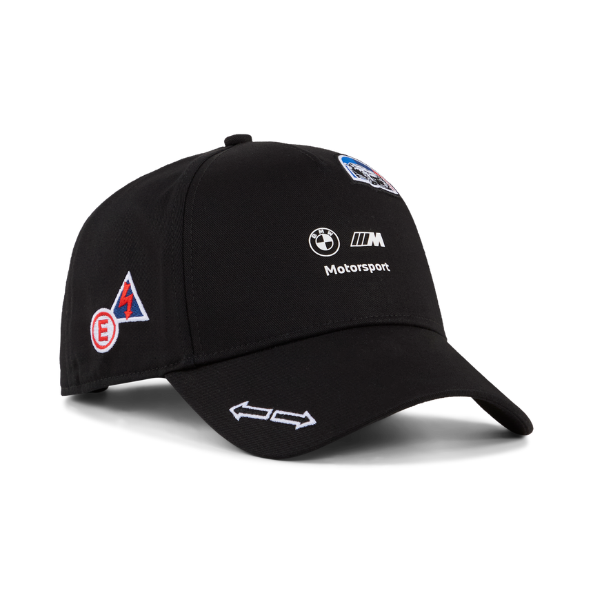 Casquette de baseball BMW, MMS, autocollants, noire