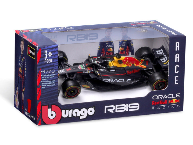 Modellino auto Red Bull Racing, RB-19, bburago, 1:43, Max Verstappen #1, 2023