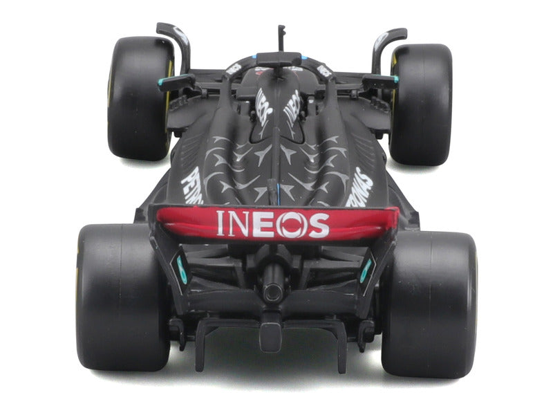 Mercedes scale model, F1 W 14 E, bburago, 1:43, George Russell #63, 2023
