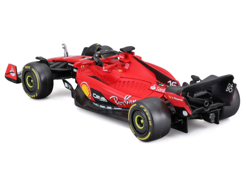 Maqueta de Ferrari, F1-23, bburago, 1:43, Charles Leclerc #16, 2023